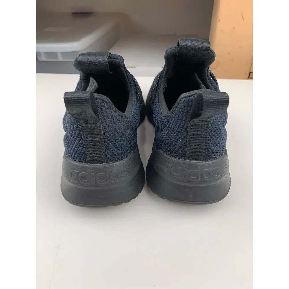 Adidas Boys Lite Racer Adapt 5.0 Running Shoes Slip On Black Sneakers Size 3.5